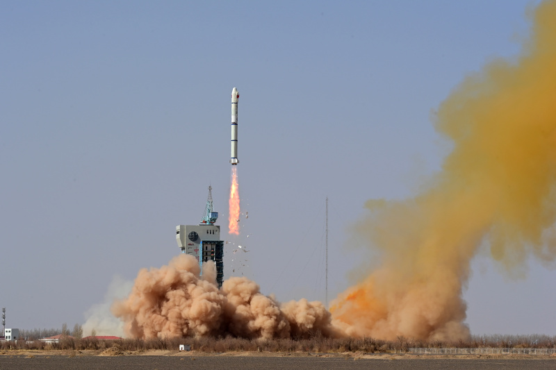 Un nouveau satellite de télédétection est lancé par une fusée porteuse Longue Marche-2C depuis le Centre de lancement de satellites de Jiuquan