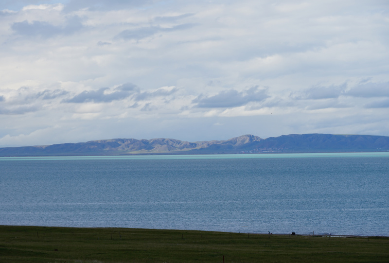 Vue du lac Qinghai