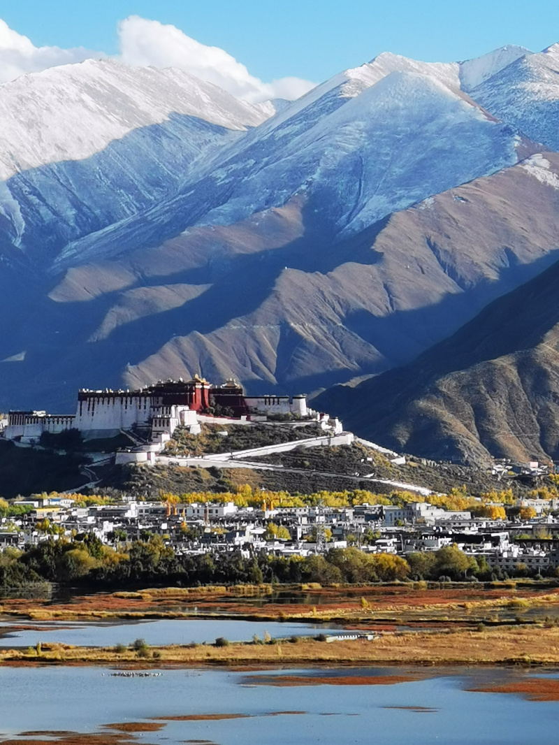 Paysage automnal du palais du Potala