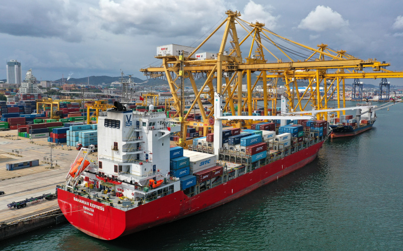 Photo du port de Dalian