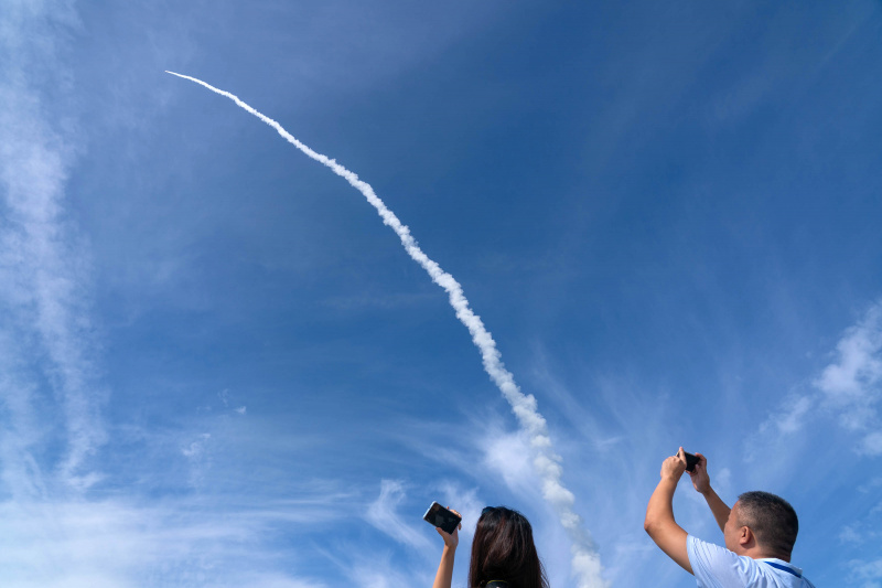 Un total de neuf satellites