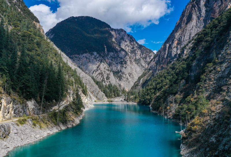 Vue aérienne du site touristique de Babagou