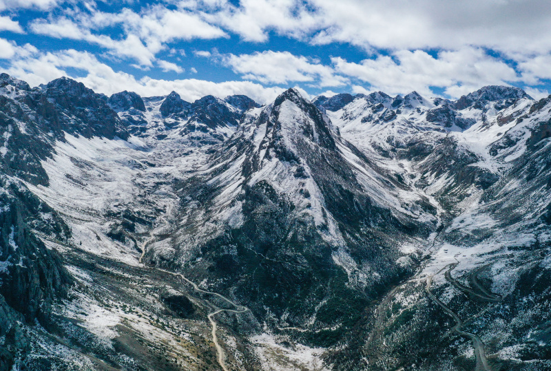 Vue aérienne du site touristique de Babagou