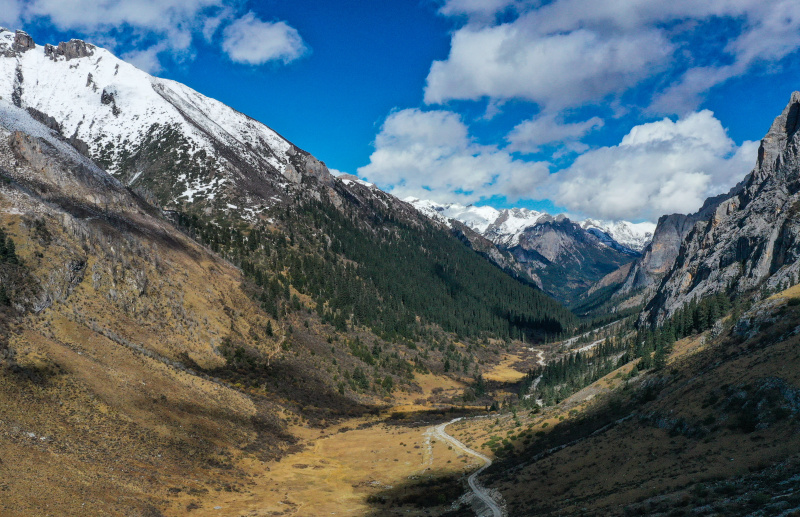 Vue aérienne du site touristique de Babagou