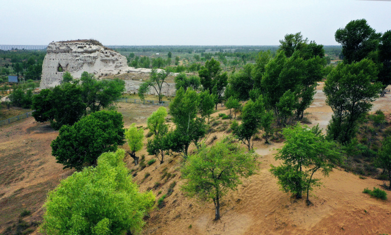 Les ruines de la ville de Tongwancheng
