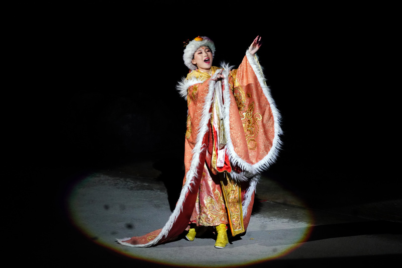 Une actrice joue dans Princess Wencheng