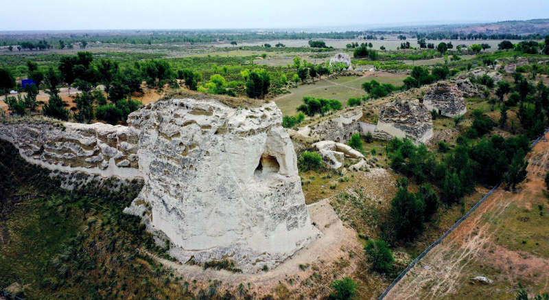 Les ruines de la ville de Tongwancheng
