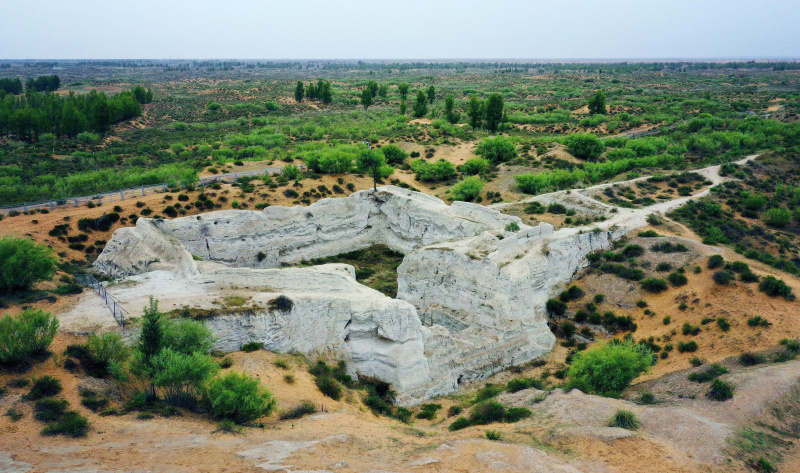 Les ruines de la ville de Tongwancheng