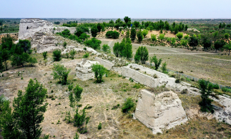 Les ruines de la ville de Tongwancheng