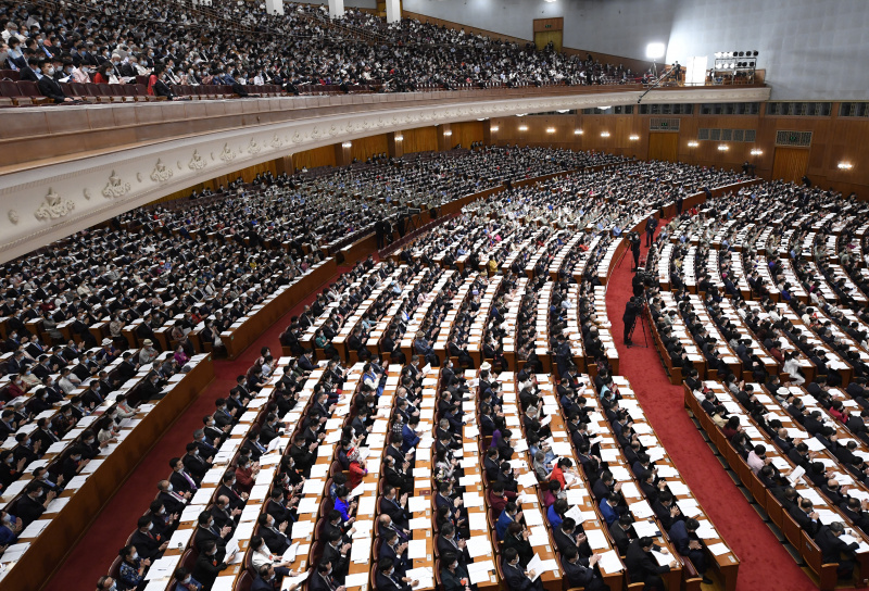 La deuxième réunion plénière de la troisième session de la 13e Assemblée populaire nationale (APN)