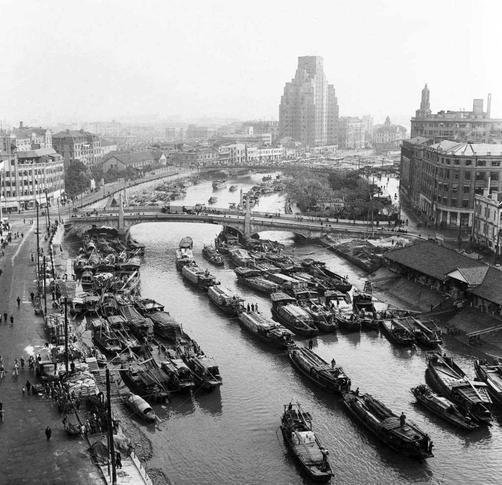 Photo de Shanghai en 1957