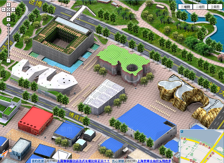 Plan Expo 2010 & Pavillon France en 3D