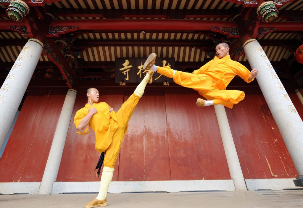Démonstration de moines Shaolin