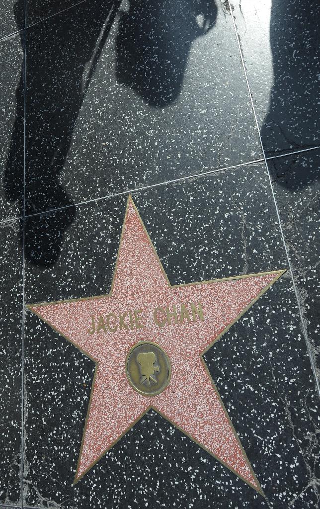 Etoile de Jackie Chan sur le Walk of Fame (Hollywood)