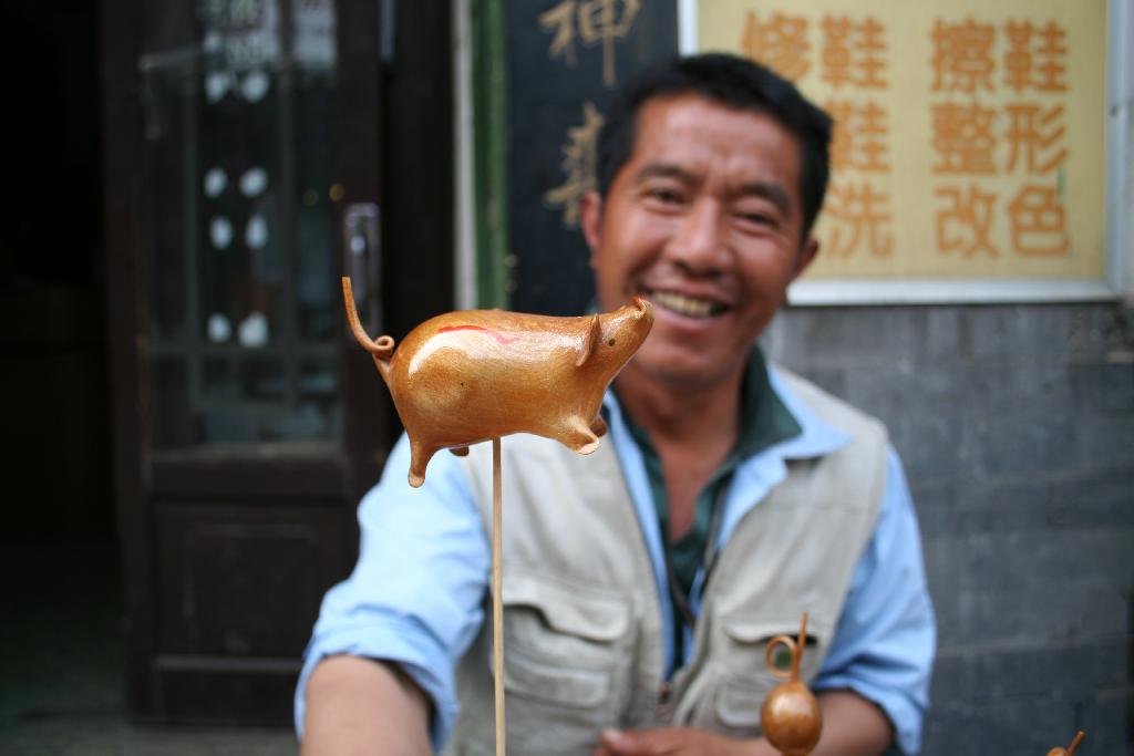 Figurine en sucre soufflé