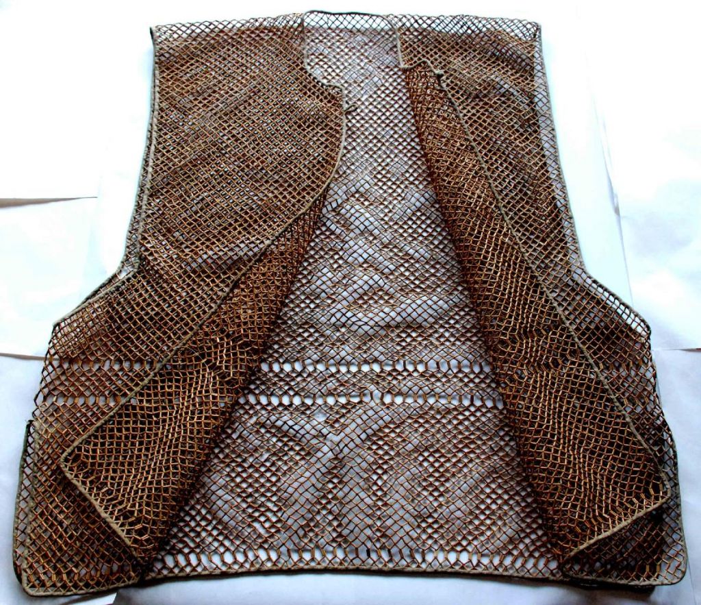 Gilet de bambou de la dynastie Qing