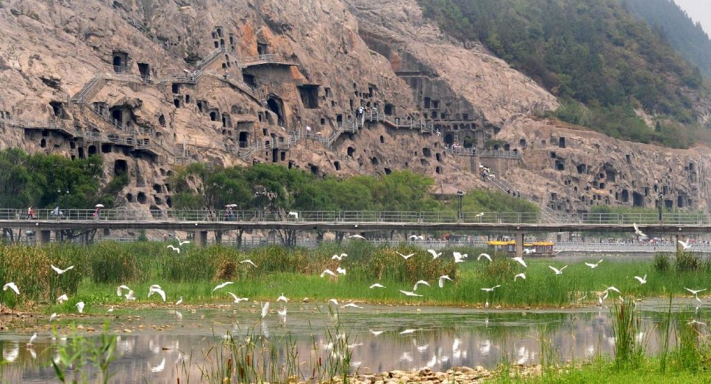 Maisons troglodytes / grottes de Longmen