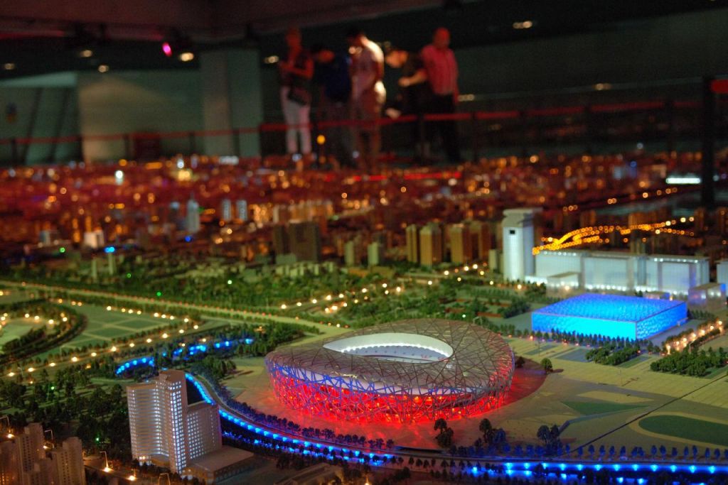 Maquette des sites olympiques
