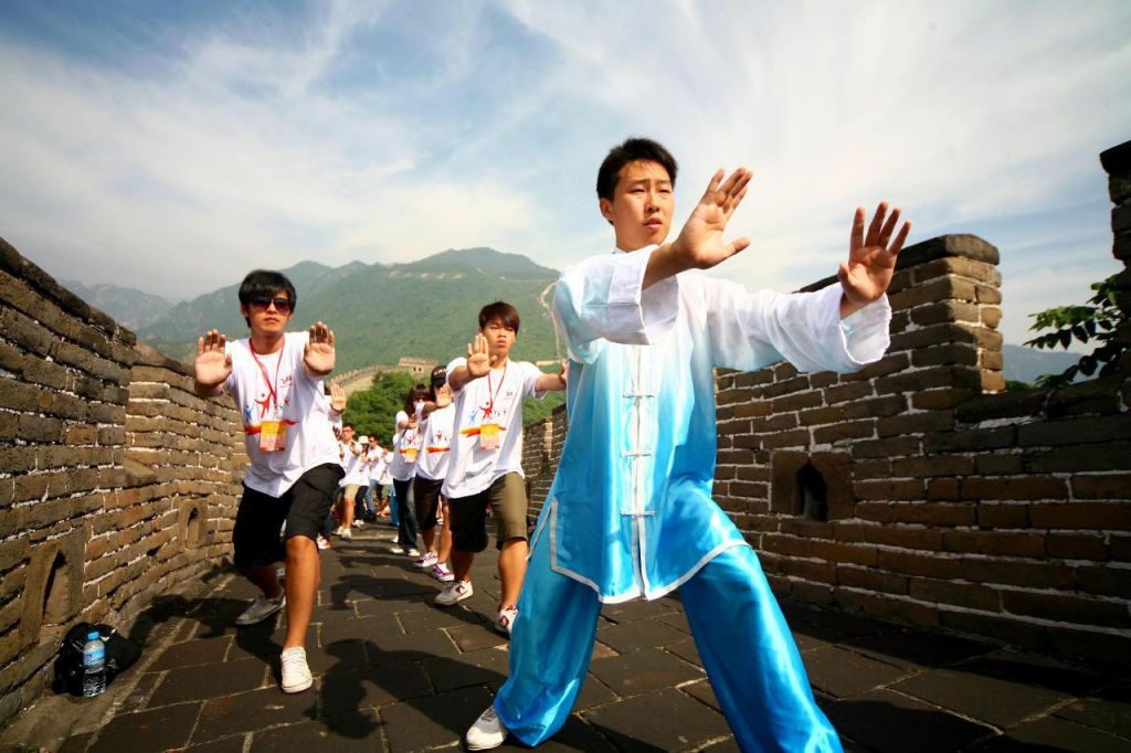 Taiji sur la Grande Muraille de Chine
