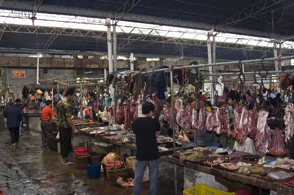 Marché à YANGSHOU