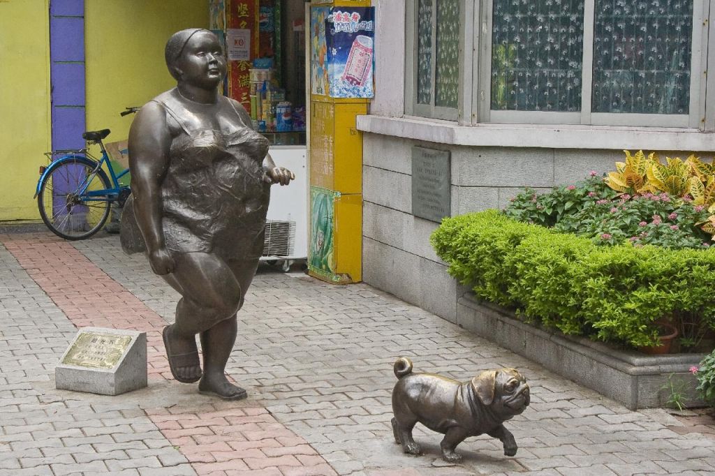 Statues dans l'île de SHAMIAM (广州 guǎngzhōu)