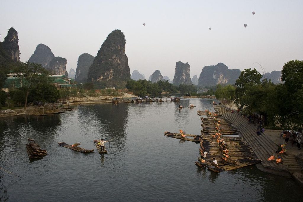 Vue des environs de YANGSHOU
