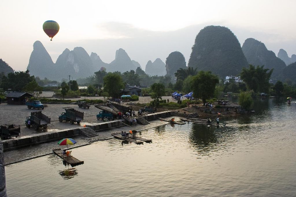 Vue des environs de YANGSHOU