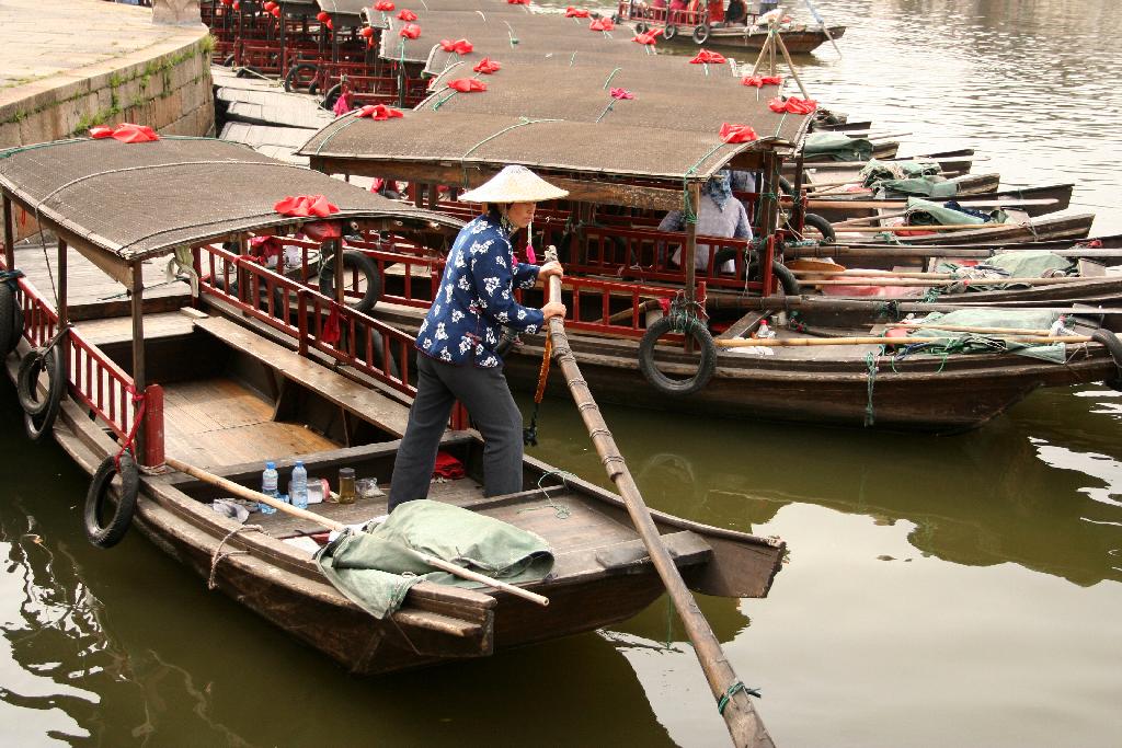Embarcation à Suzhou