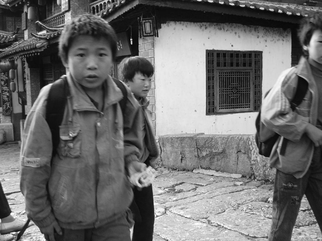 en route pour l ecole / DALI