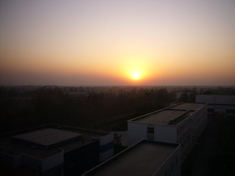 Coucher de Soleil à Shijiazhuang