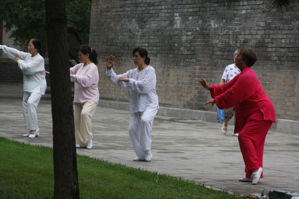 Personnes faisant du Taiqiquan