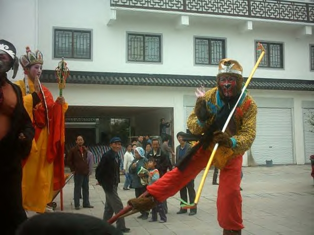Echasses à Zhouzhuang