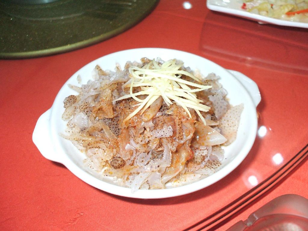 cuisine chinoise : la méduse au vinaigre