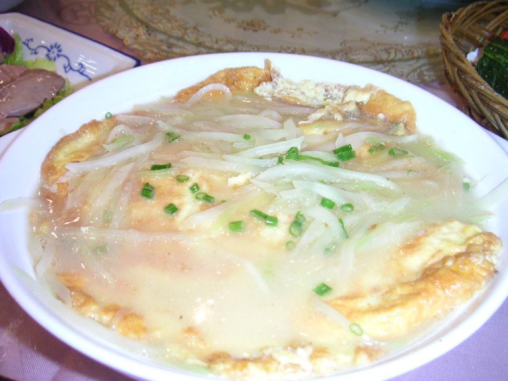 Cuisine chinoise, omelette