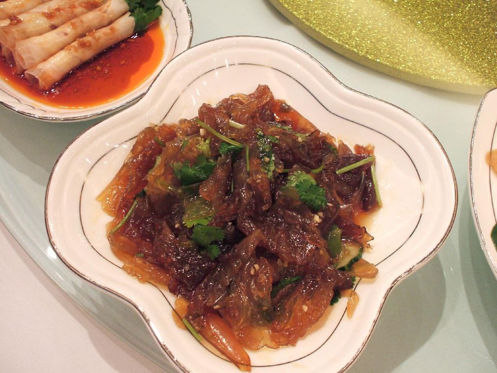 Cuisine chinoise : salade d'algues...