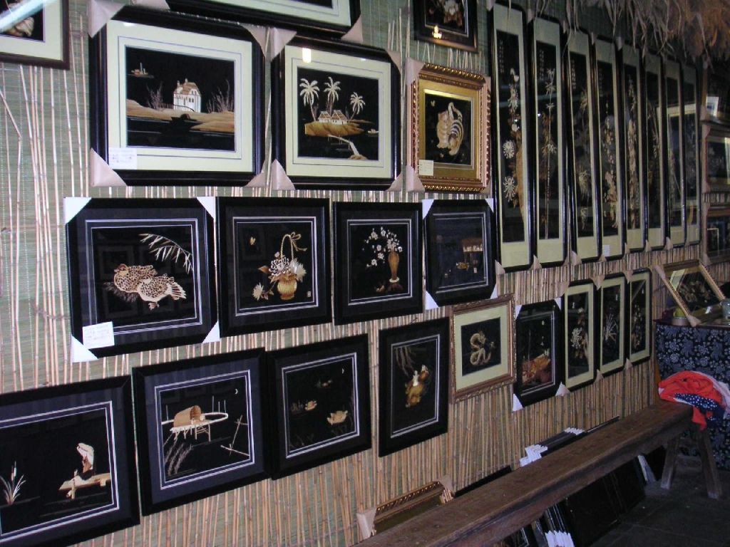 Tableaux avec des lamelles de bois