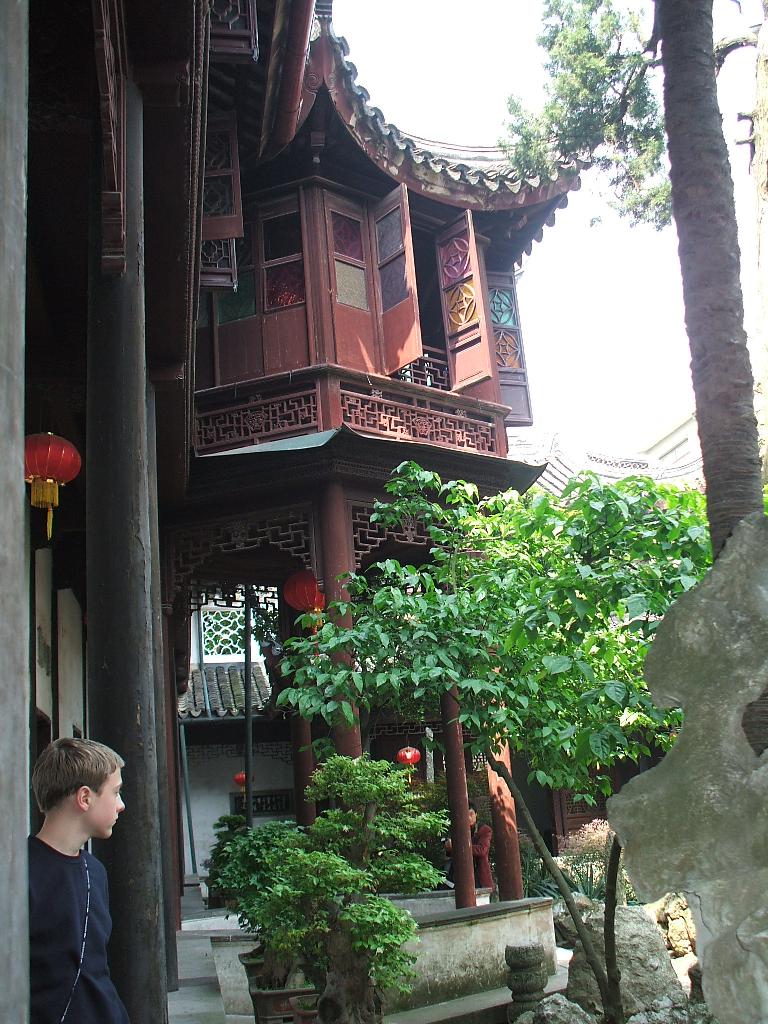 Villa traditionnelle chinoise sur les bords du lac Taihu