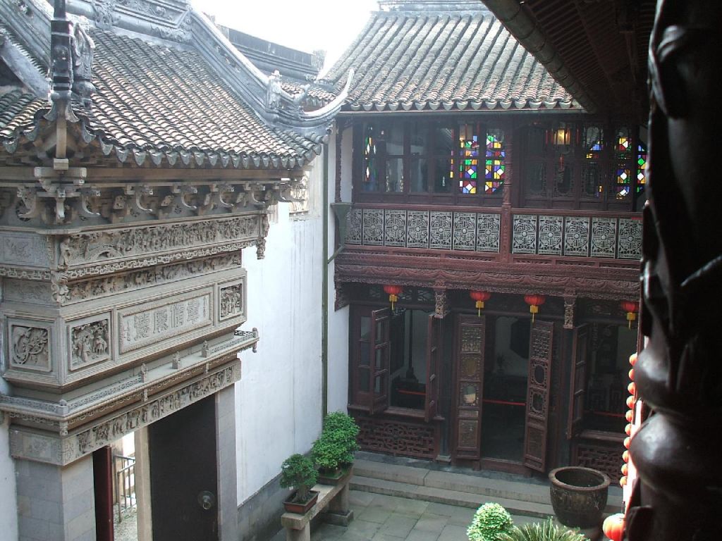 Villa traditionnelle chinoise sur les bords du lac Taihu