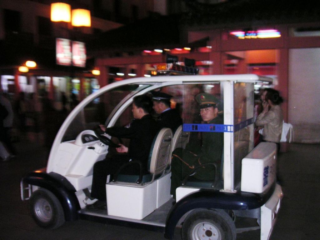 Voiture de police chinoise à Suzhou...