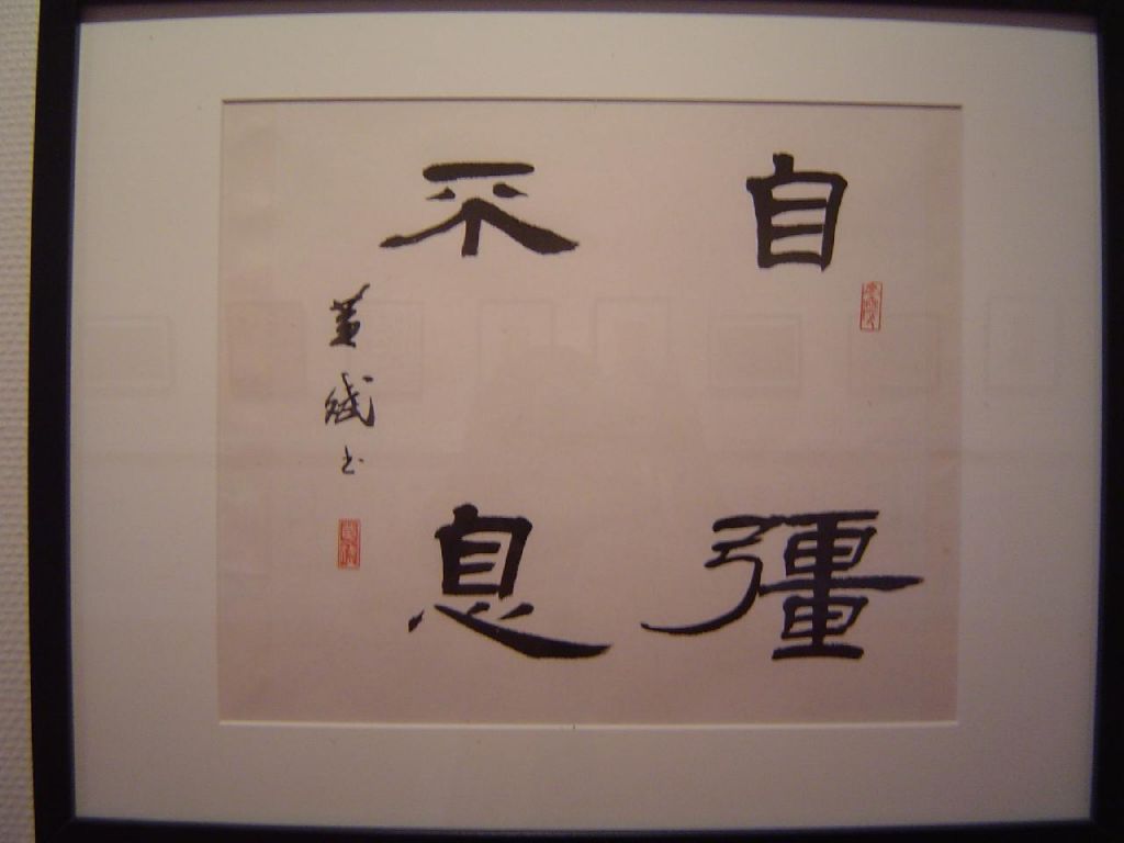 Calligraphie de Huang Bin