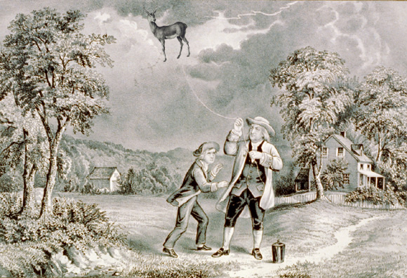 le cerf-volant de Francklin ...