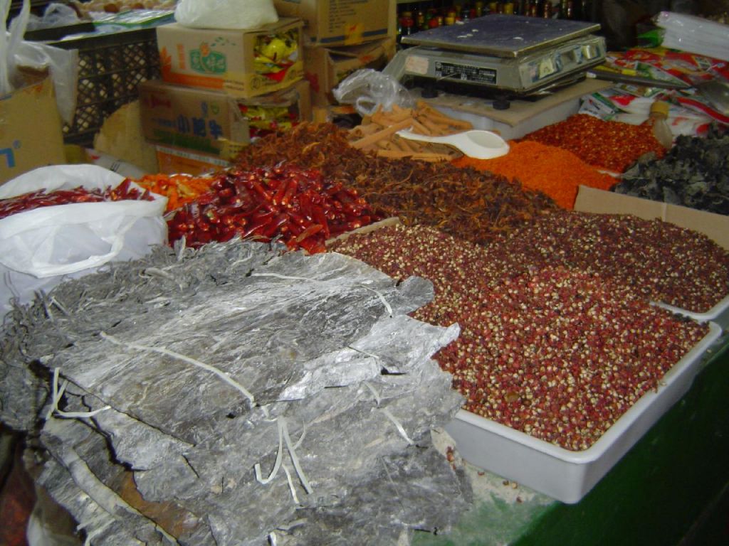 Epices sur un marché.