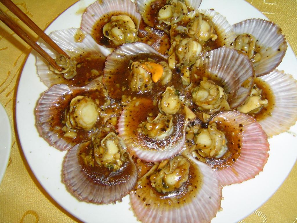 Plat de pétoncles