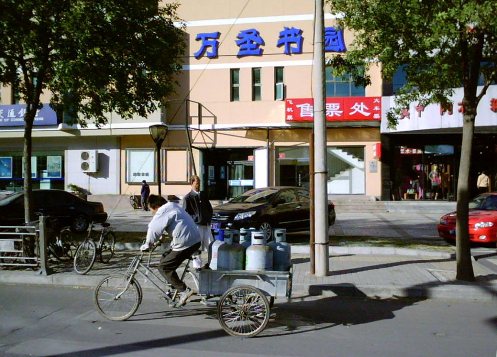 Livreur de bonbonnes de gaz à Beijing