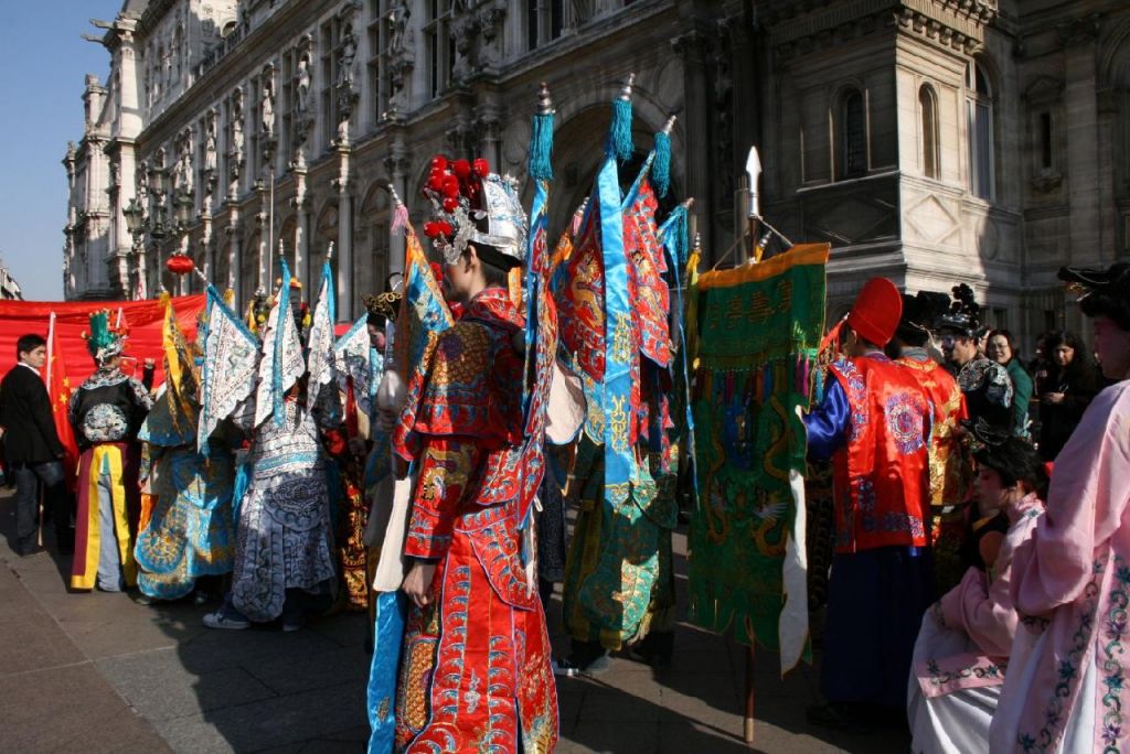 Chun jie, Paris 2006, le défilé se prépare