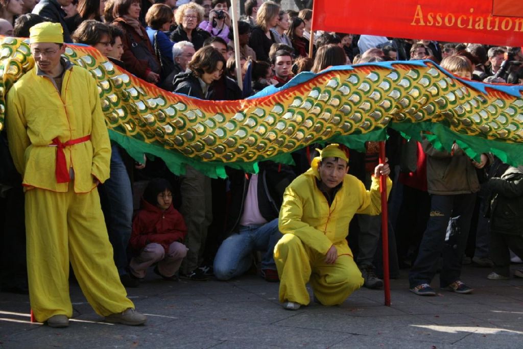 Chun jie, Paris 2006, les porteurs sont fatigués