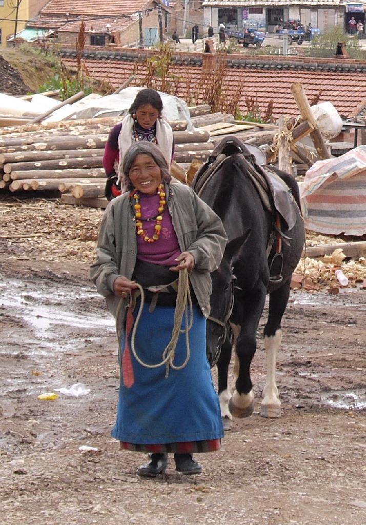 Tibétaine à Langmusi