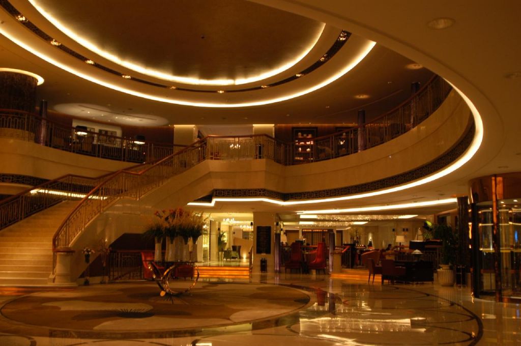 le nouveau desk du Sea View Garden Hotel.Qingdao