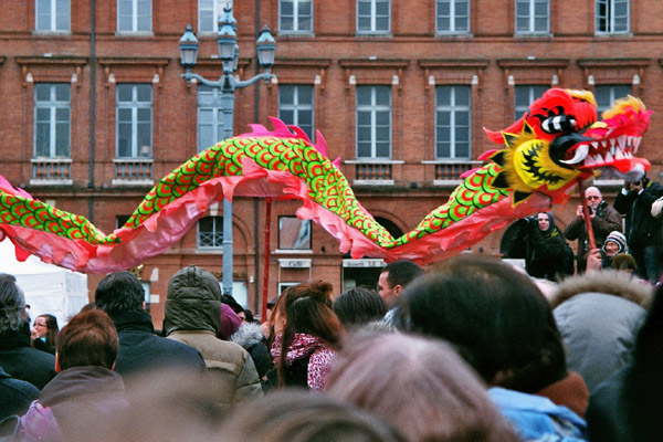 Danse du dragon à Toulouse