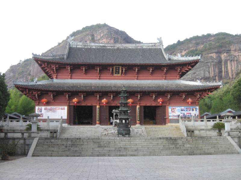 Jiangxi Temple autour de longhushan
